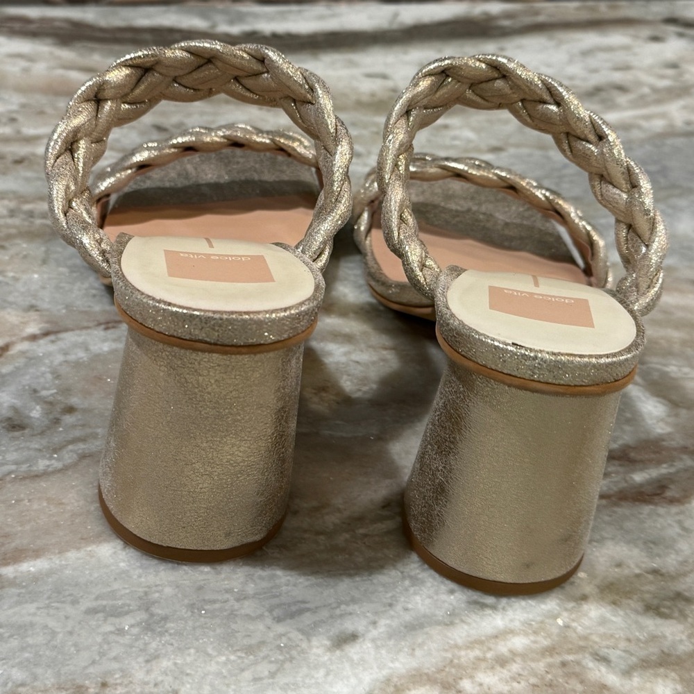 Women’s DOLCE VITA Paily light gold heels- Size 10 - Picture 6 of 9